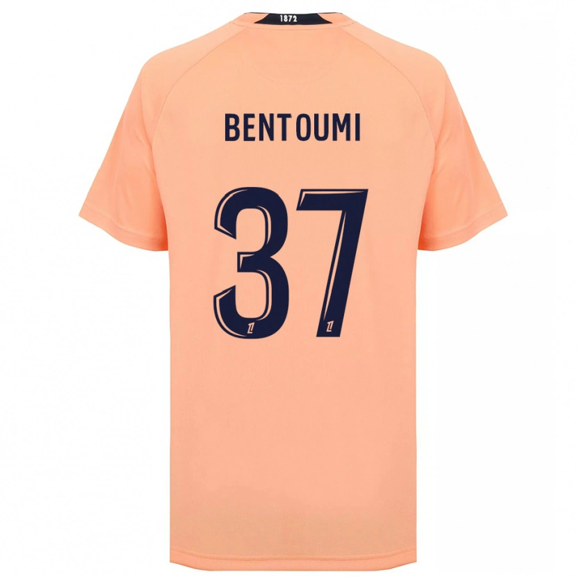 Danxen Kinder Mokrane Bentoumi #37 Orange Marineblau Auswärtstrikot Trikot 2025/26 T-Shirt Österreich
