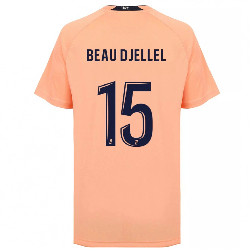 Danxen Kinder Yanis Beau Djellel #15 Orange Marineblau Auswärtstrikot Trikot 2025/26 T-Shirt Österreich