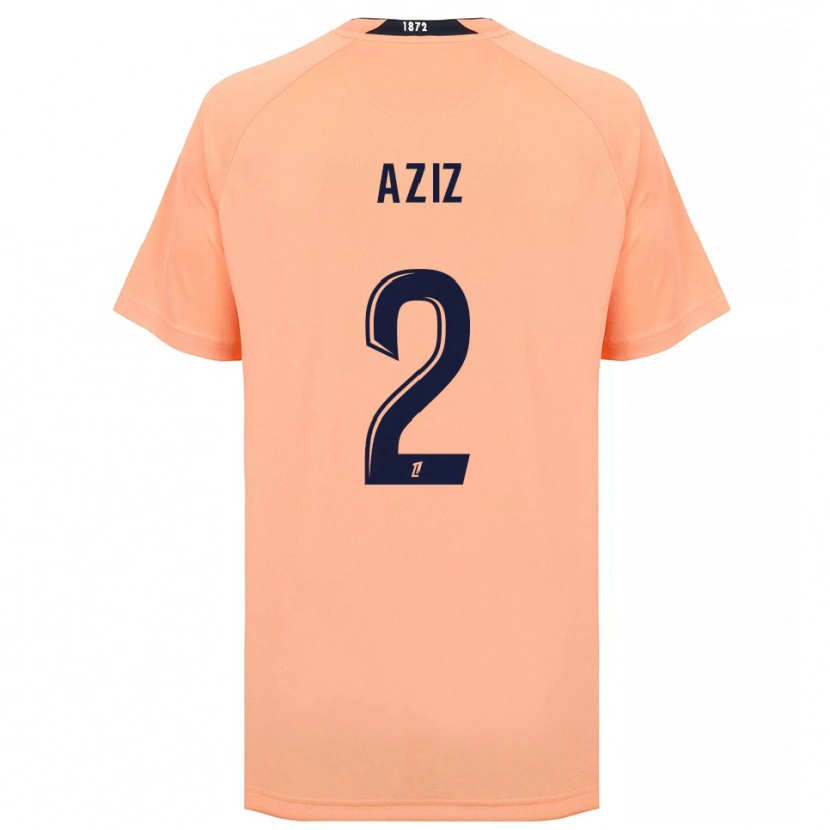Danxen Kinder Hayman Aziz #2 Orange Marineblau Auswärtstrikot Trikot 2025/26 T-Shirt Österreich