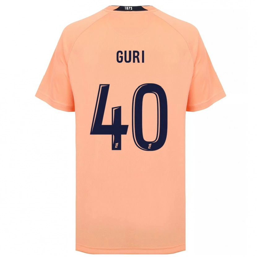 Danxen Kinder Gabriel Guri #40 Orange Marineblau Auswärtstrikot Trikot 2025/26 T-Shirt Österreich