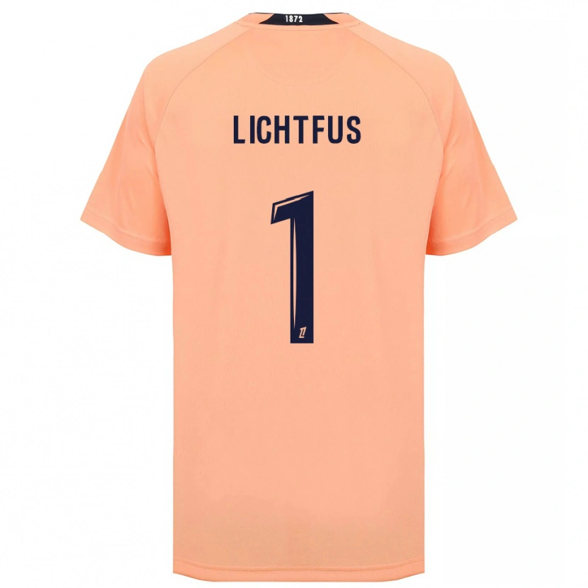 Danxen Kinder Lisa Lichtfus #1 Orange Marineblau Auswärtstrikot Trikot 2025/26 T-Shirt Österreich