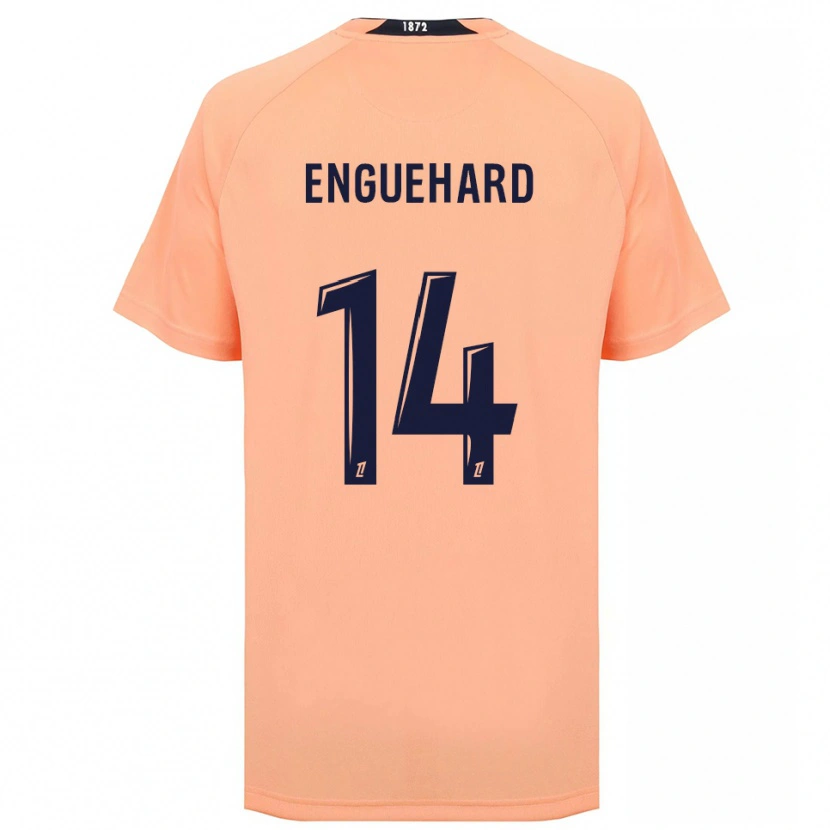 Danxen Kinder Romane Enguehard #14 Orange Marineblau Auswärtstrikot Trikot 2025/26 T-Shirt Österreich