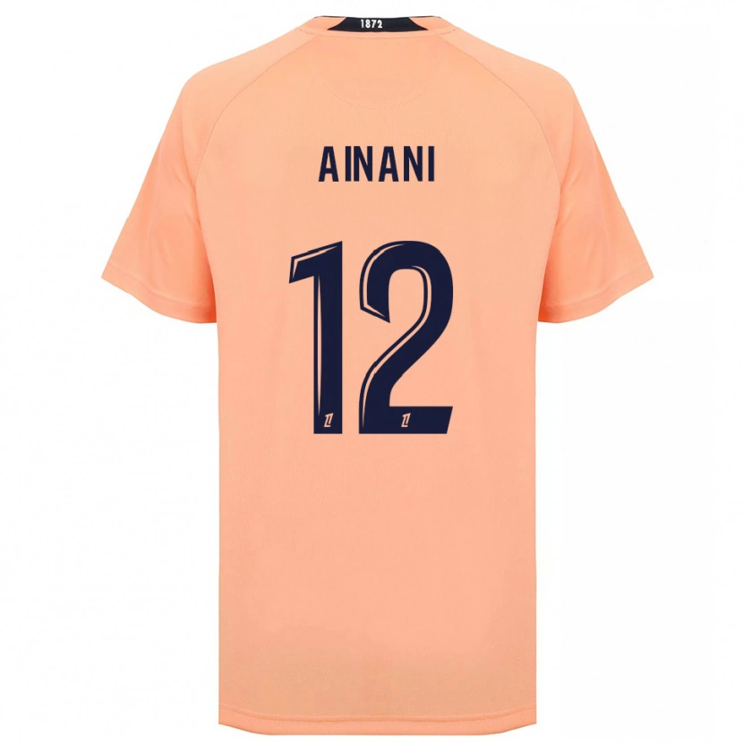 Danxen Kinder Sufyan Ainani #12 Orange Marineblau Auswärtstrikot Trikot 2025/26 T-Shirt Österreich
