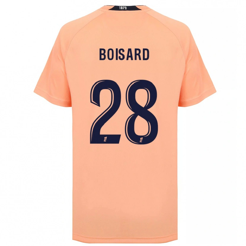 Danxen Kinder Célestine Boisard #28 Orange Marineblau Auswärtstrikot Trikot 2025/26 T-Shirt Österreich