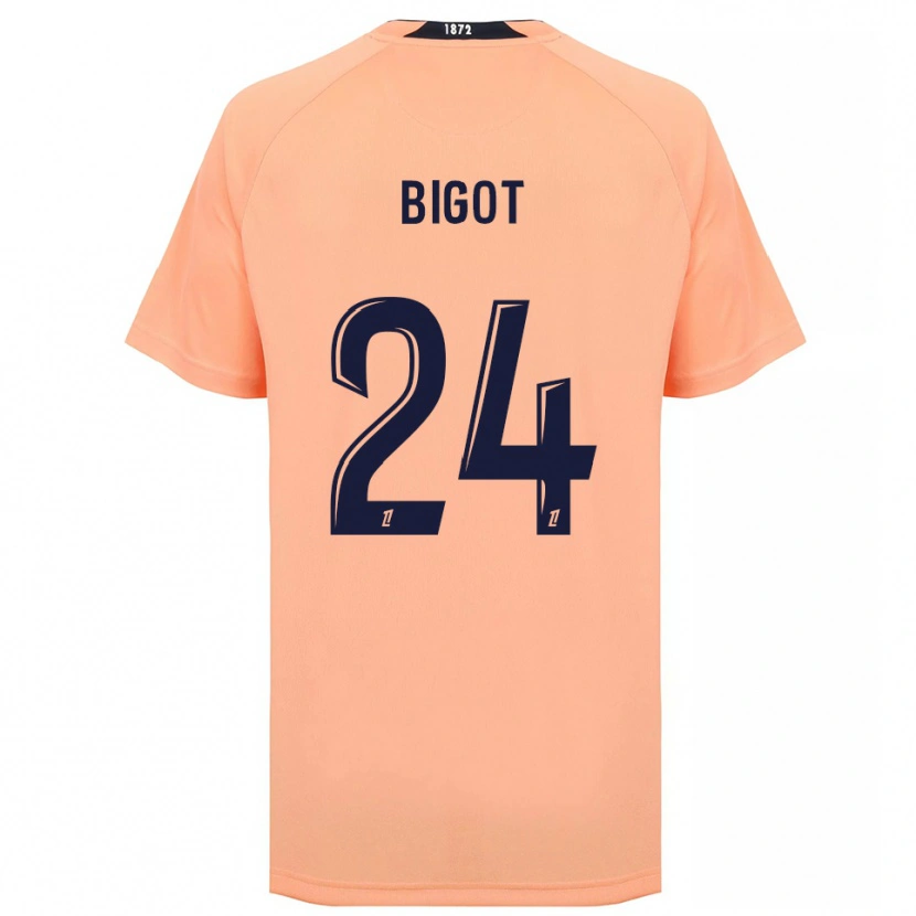 Danxen Kinder Maureen Bigot #24 Orange Marineblau Auswärtstrikot Trikot 2025/26 T-Shirt Österreich