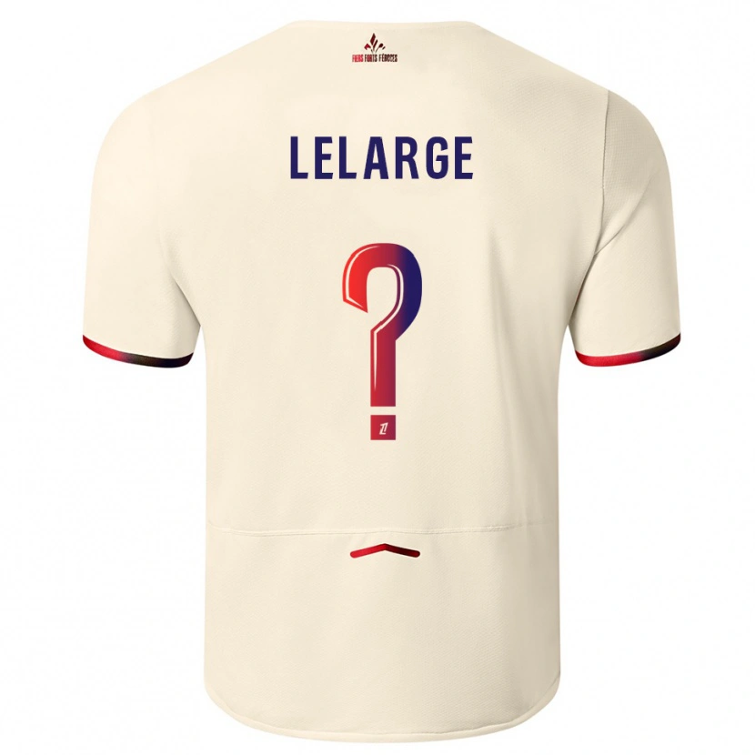 Danxen Kinder Claire Lelarge #0 Cremeweiß Rot Auswärtstrikot Trikot 2025/26 T-Shirt Österreich