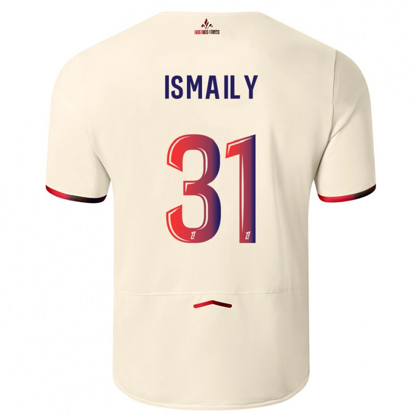 Danxen Kinder Ismaily #31 Cremeweiß Rot Auswärtstrikot Trikot 2025/26 T-Shirt Österreich