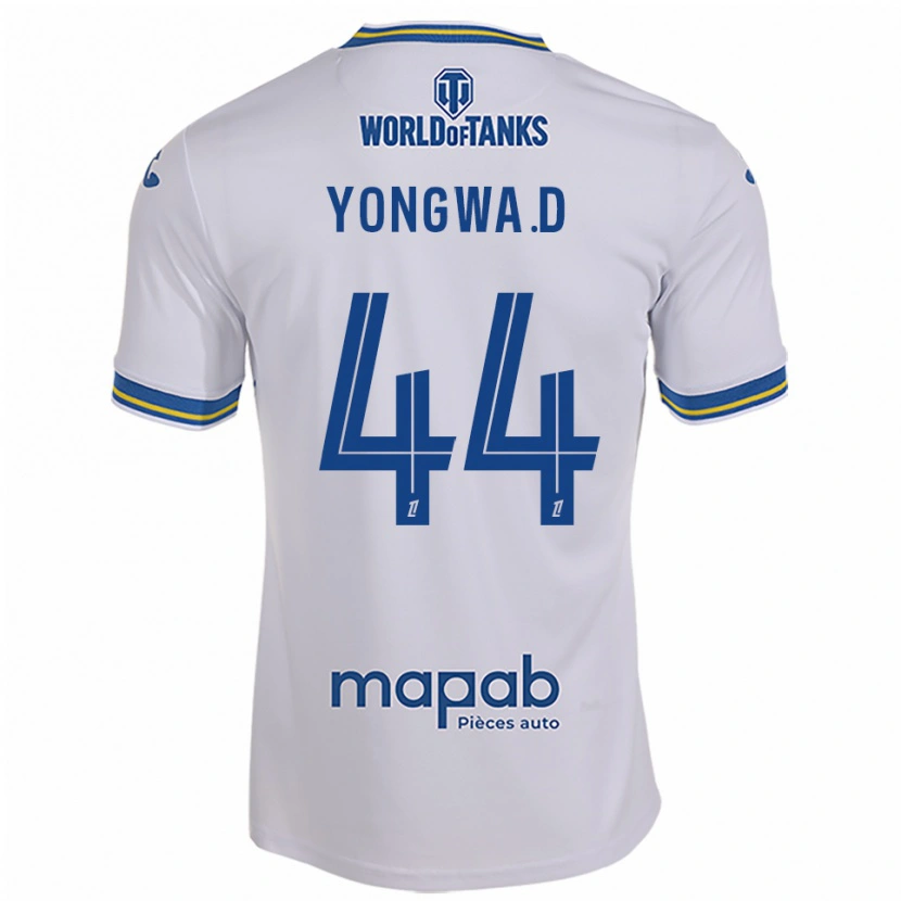 Danxen Kinder Darlin Yongwa #44 Weiß Himmelblau Auswärtstrikot Trikot 2025/26 T-Shirt Österreich