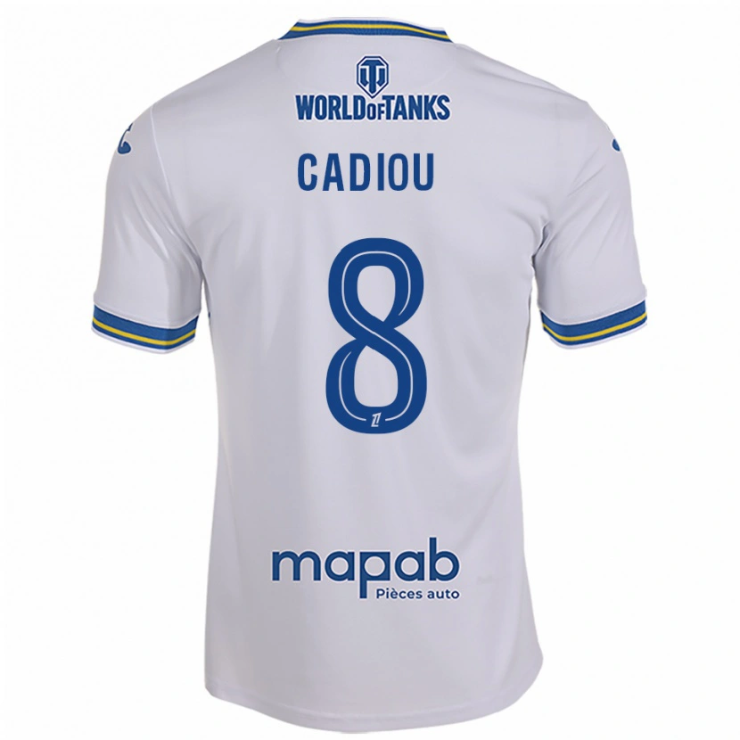 Danxen Kinder Noah Cadiou #8 Weiß Himmelblau Auswärtstrikot Trikot 2025/26 T-Shirt Österreich