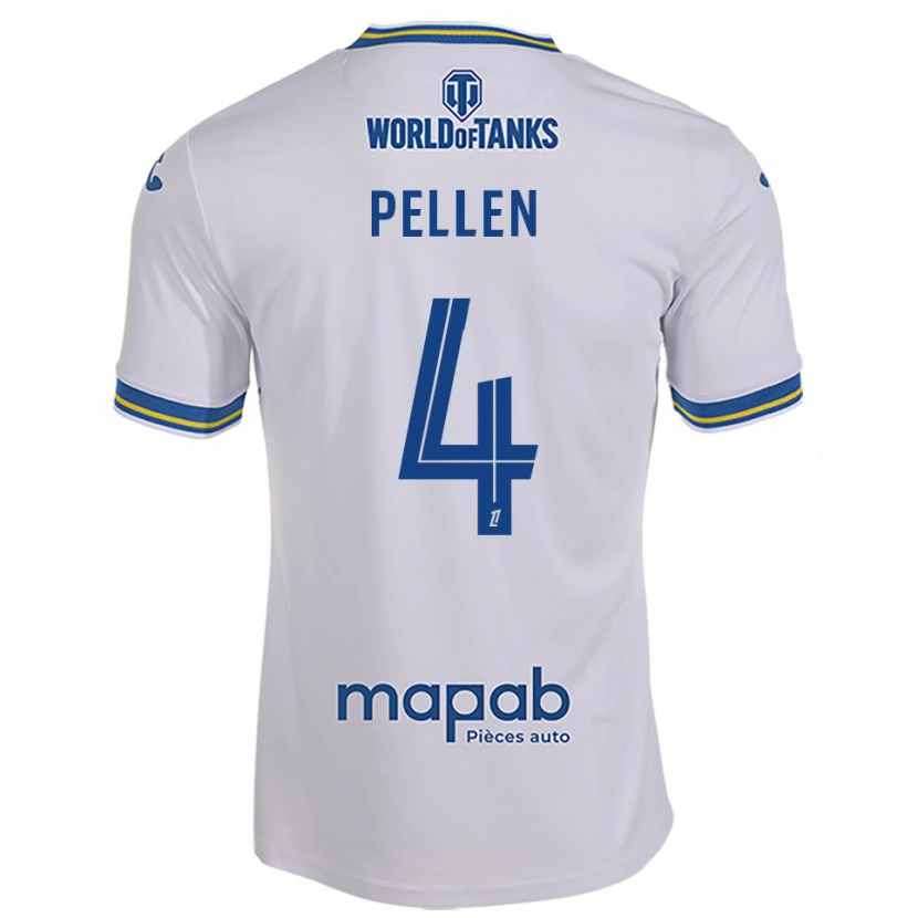 Danxen Kinder Louise Pellen #4 Weiß Himmelblau Auswärtstrikot Trikot 2025/26 T-Shirt Österreich