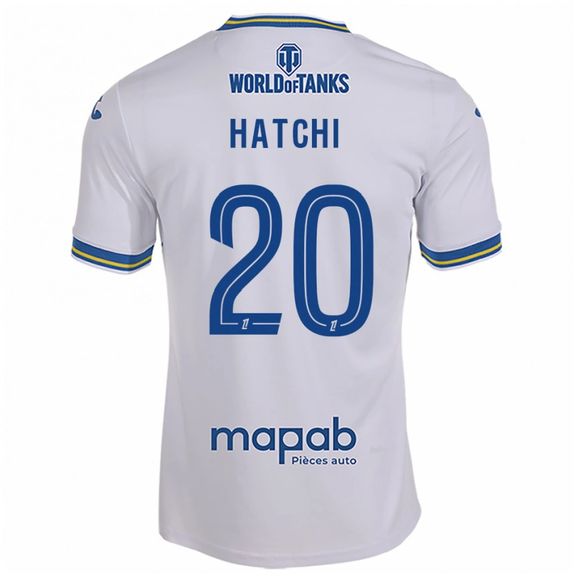 Danxen Kinder Jérémy Hatchi #20 Weiß Himmelblau Auswärtstrikot Trikot 2025/26 T-Shirt Österreich