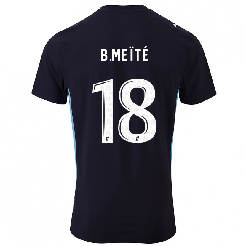 Danxen Kinder Bamo Meïté #18 Schwarz Himmelblau Auswärtstrikot Trikot 2025/26 T-Shirt Österreich