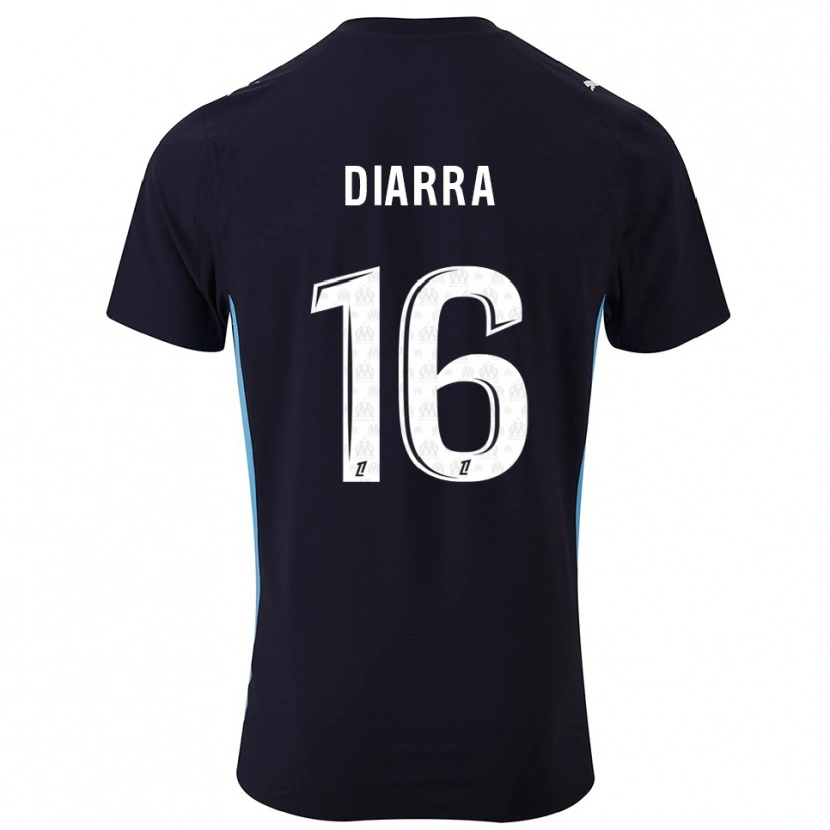 Danxen Kinder Cheick Diarra #16 Schwarz Himmelblau Auswärtstrikot Trikot 2025/26 T-Shirt Österreich