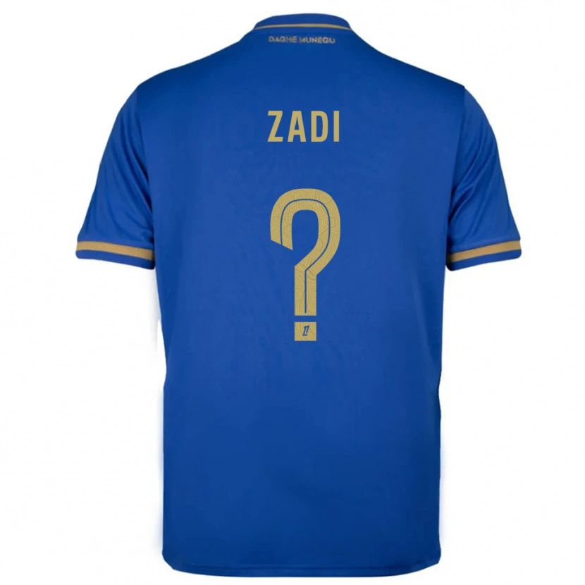 Danxen Kinder Alain Zadi #0 Blau Gold Auswärtstrikot Trikot 2025/26 T-Shirt Österreich