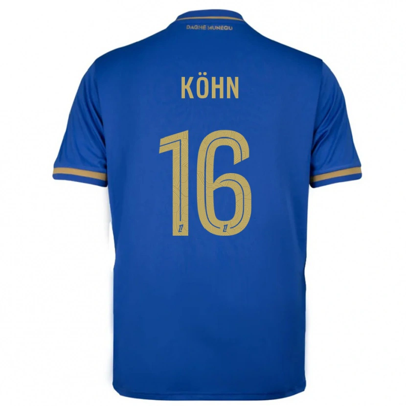 Danxen Kinder Philipp Köhn #16 Blau Gold Auswärtstrikot Trikot 2025/26 T-Shirt Österreich