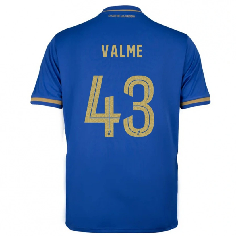 Danxen Kinder Ritchy Valme #43 Blau Gold Auswärtstrikot Trikot 2025/26 T-Shirt Österreich