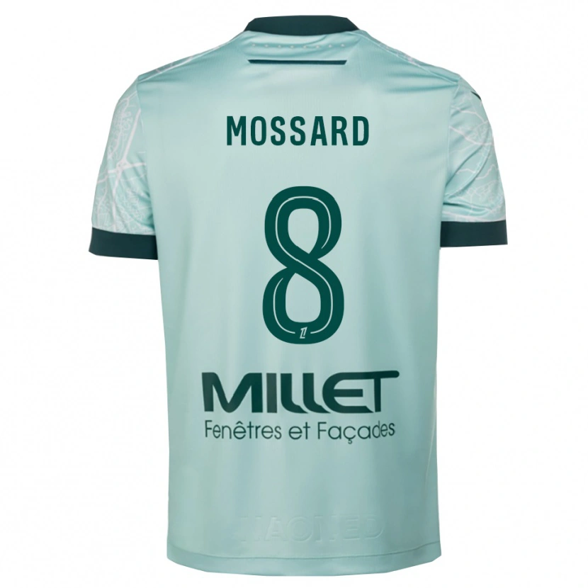Danxen Kinder Juliette Mossard #8 Grün Weiß Auswärtstrikot Trikot 2025/26 T-Shirt Österreich