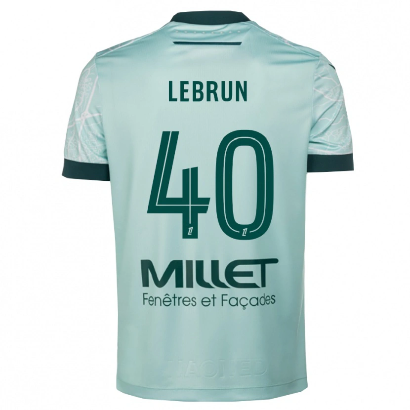 Danxen Kinder Lisa Lebrun #40 Grün Weiß Auswärtstrikot Trikot 2025/26 T-Shirt Österreich