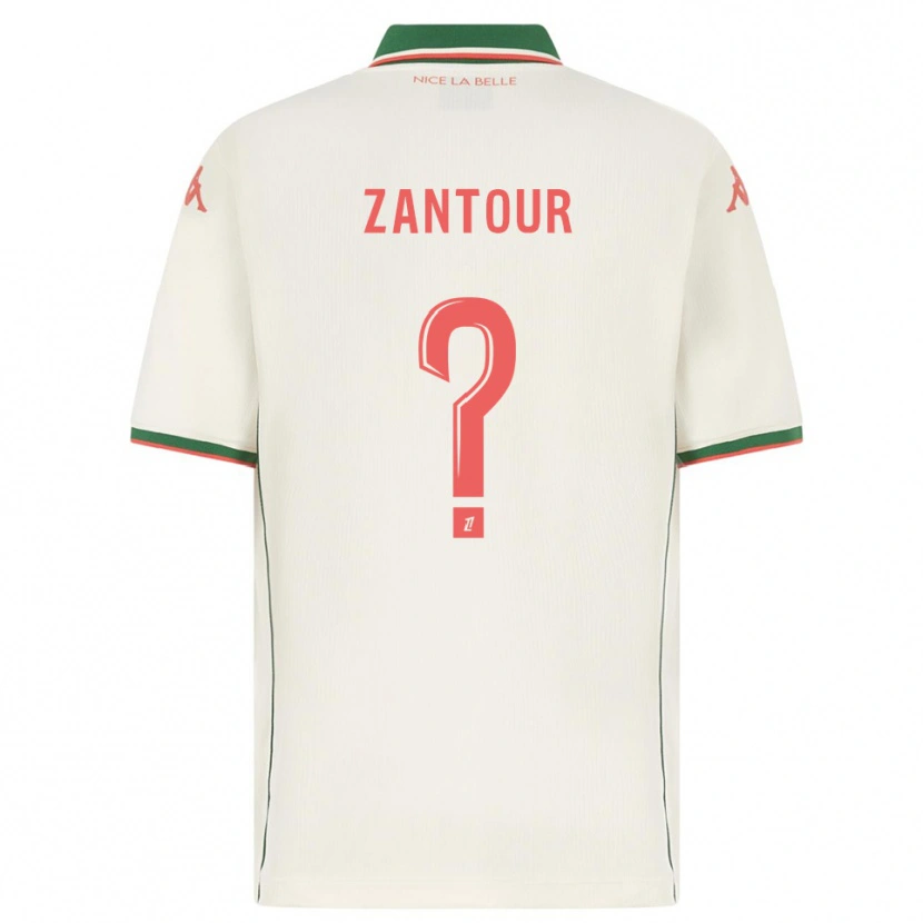 Danxen Kinder Ishaq Zantour #0 Weiß Grün Auswärtstrikot Trikot 2025/26 T-Shirt Österreich
