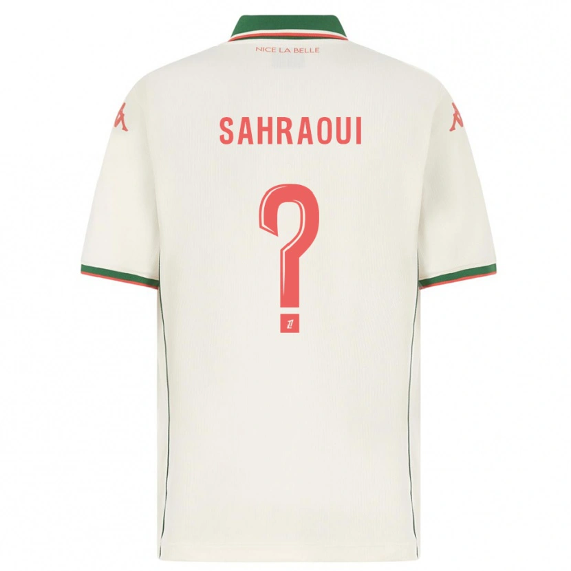 Danxen Kinder Elias Sahraoui #0 Weiß Grün Auswärtstrikot Trikot 2025/26 T-Shirt Österreich