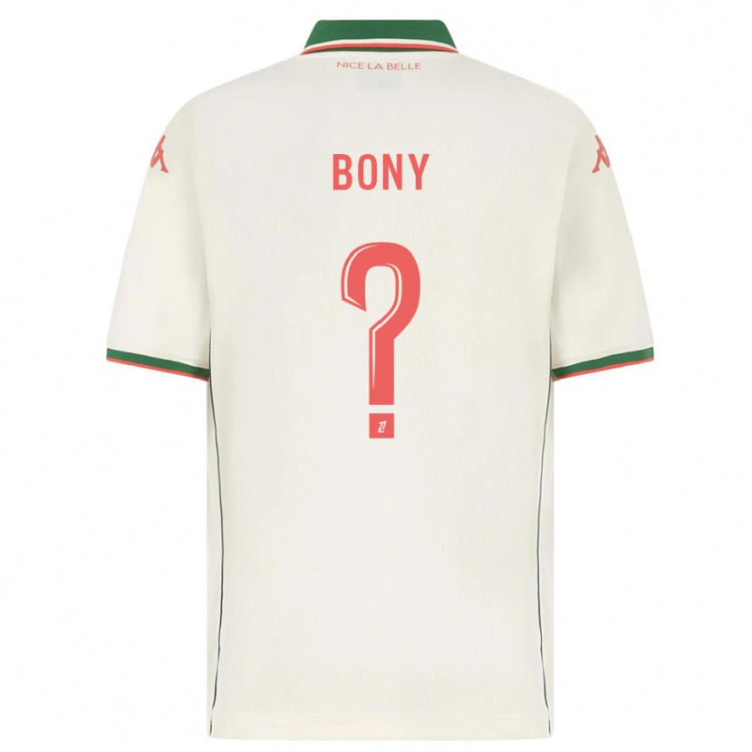 Danxen Kinder Geoffroy Bony #0 Weiß Grün Auswärtstrikot Trikot 2025/26 T-Shirt Österreich