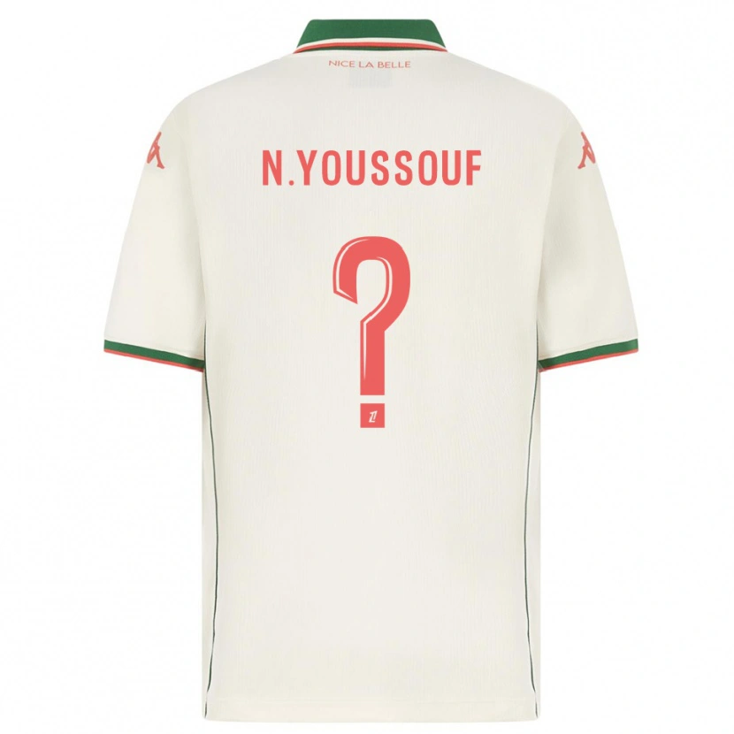 Danxen Kinder Naké Youssouf #0 Weiß Grün Auswärtstrikot Trikot 2025/26 T-Shirt Österreich