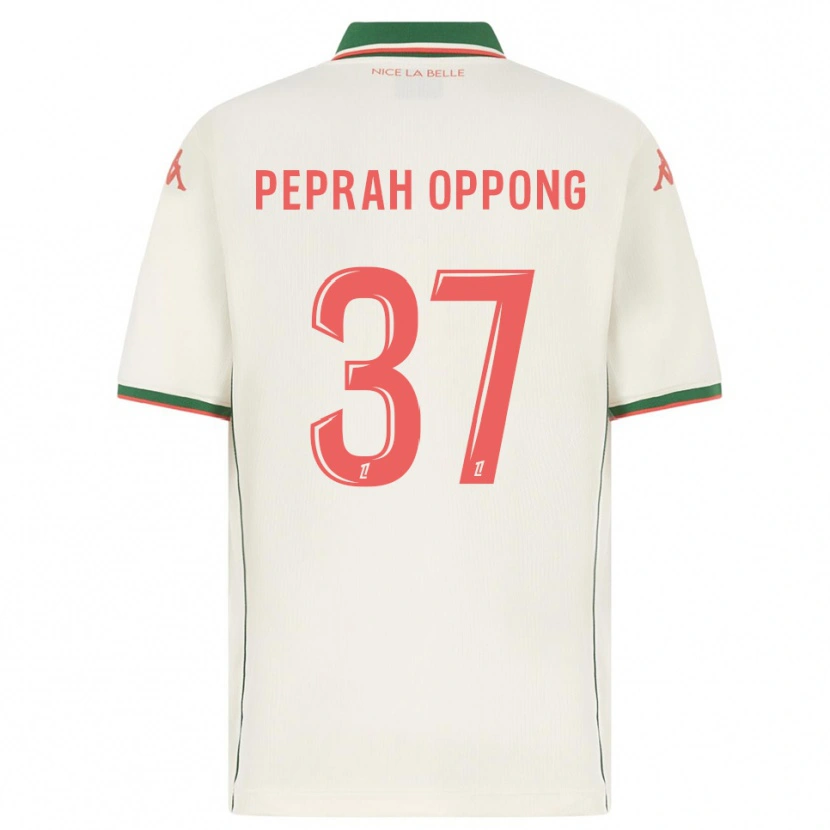 Danxen Kinder Kojo Peprah Oppong #37 Weiß Grün Auswärtstrikot Trikot 2025/26 T-Shirt Österreich