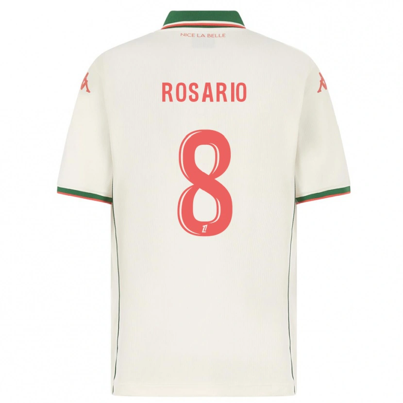 Danxen Kinder Pablo Rosario #8 Weiß Grün Auswärtstrikot Trikot 2025/26 T-Shirt Österreich