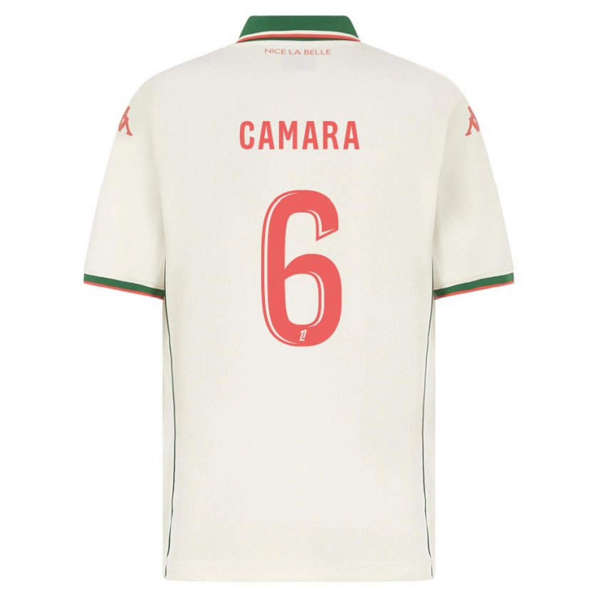 Danxen Kinder Aboulaye Camara #6 Weiß Grün Auswärtstrikot Trikot 2025/26 T-Shirt Österreich