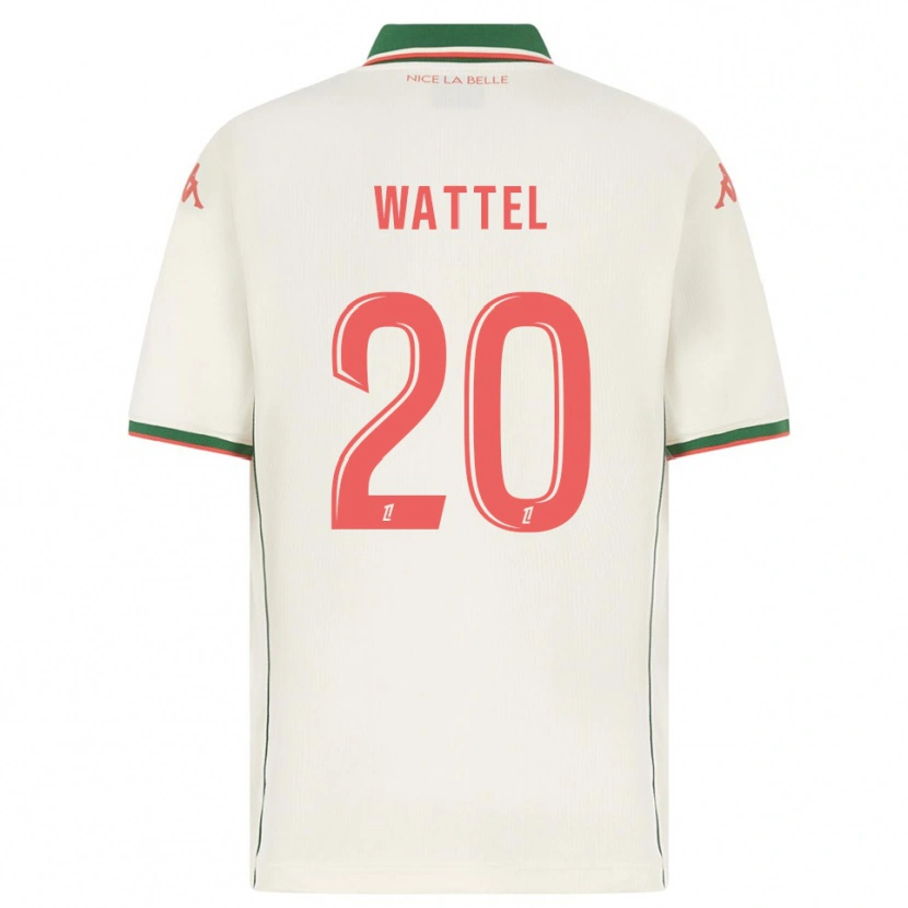 Danxen Kinder Sami Wattel #20 Weiß Grün Auswärtstrikot Trikot 2025/26 T-Shirt Österreich