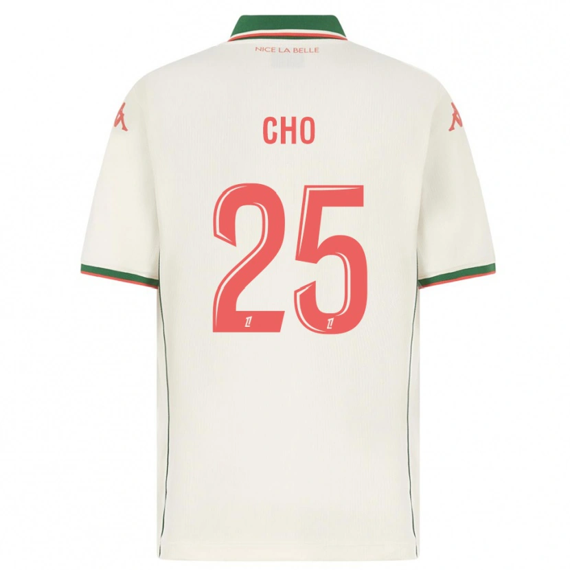 Danxen Kinder Mohamed-Ali Cho #25 Weiß Grün Auswärtstrikot Trikot 2025/26 T-Shirt Österreich