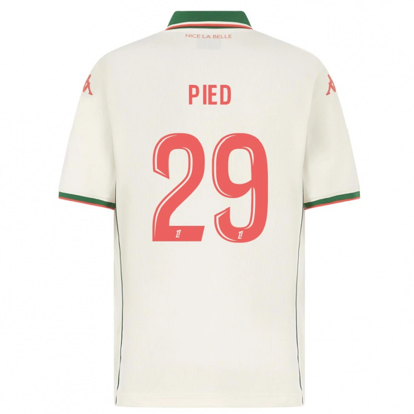 Danxen Kinder Jérémy Pied #29 Weiß Grün Auswärtstrikot Trikot 2025/26 T-Shirt Österreich