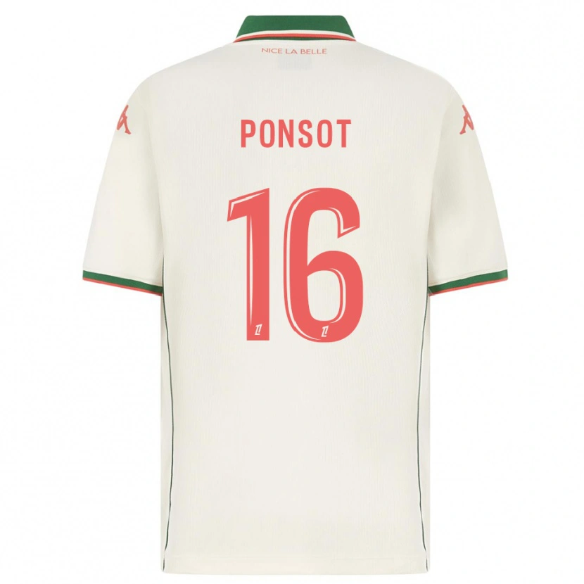 Danxen Kinder Martin Ponsot #16 Weiß Grün Auswärtstrikot Trikot 2025/26 T-Shirt Österreich