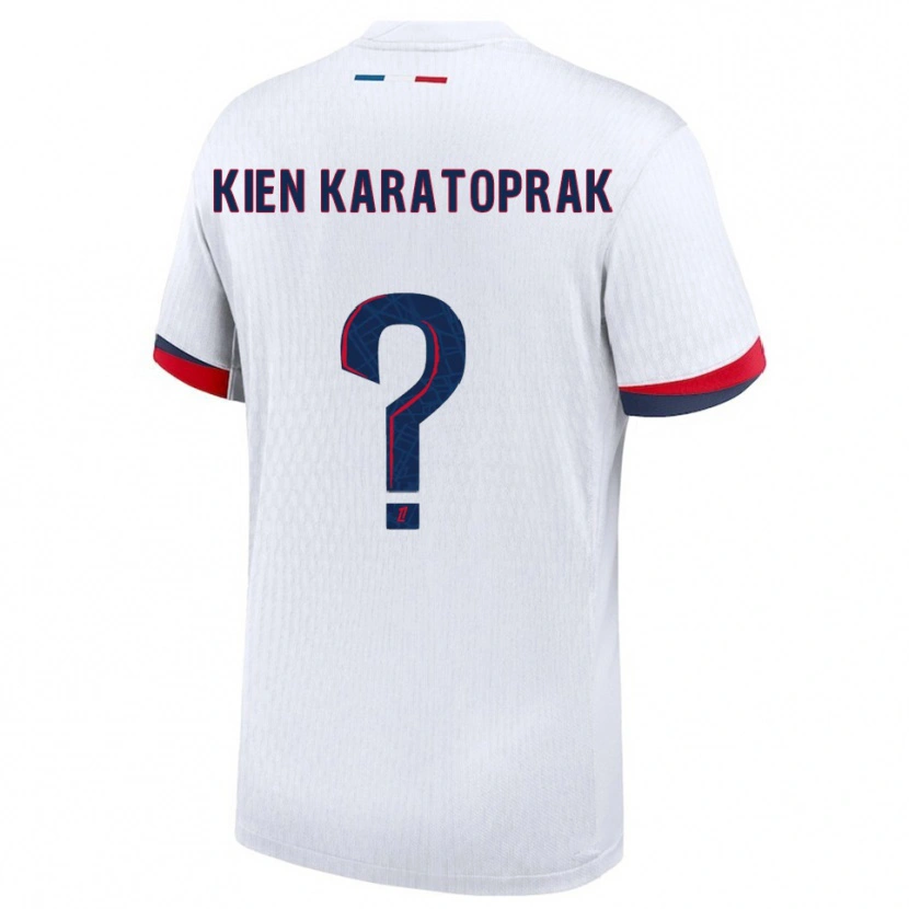 Danxen Kinder Kenan Kien Karatoprak #0 Weiß Rot Auswärtstrikot Trikot 2025/26 T-Shirt Österreich