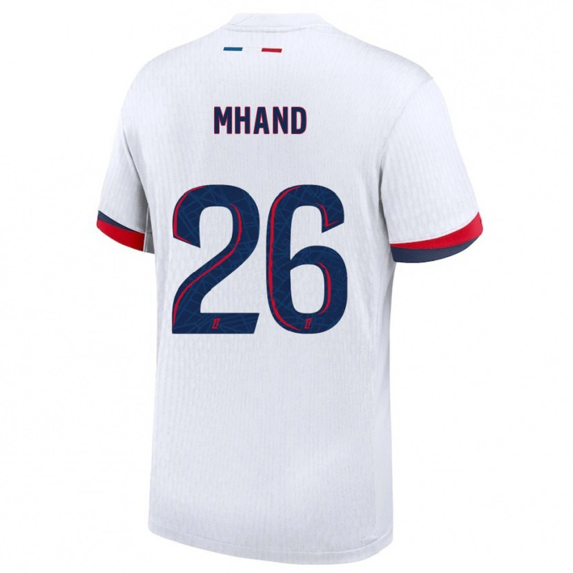 Danxen Kinder Ilian Mhand #26 Weiß Rot Auswärtstrikot Trikot 2025/26 T-Shirt Österreich