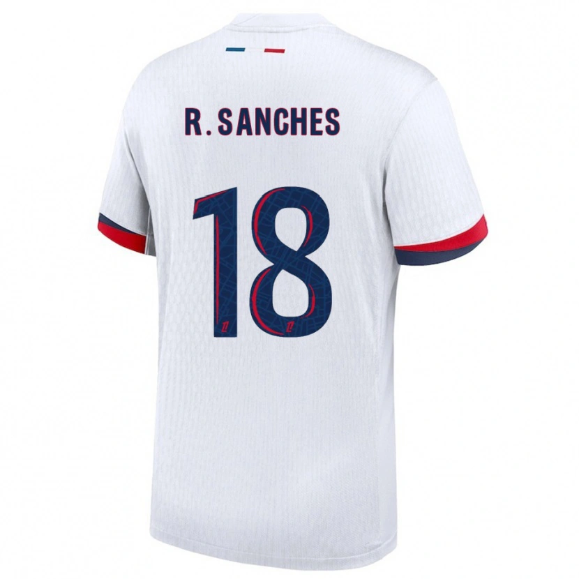 Danxen Kinder Renato Sanches #18 Weiß Rot Auswärtstrikot Trikot 2025/26 T-Shirt Österreich