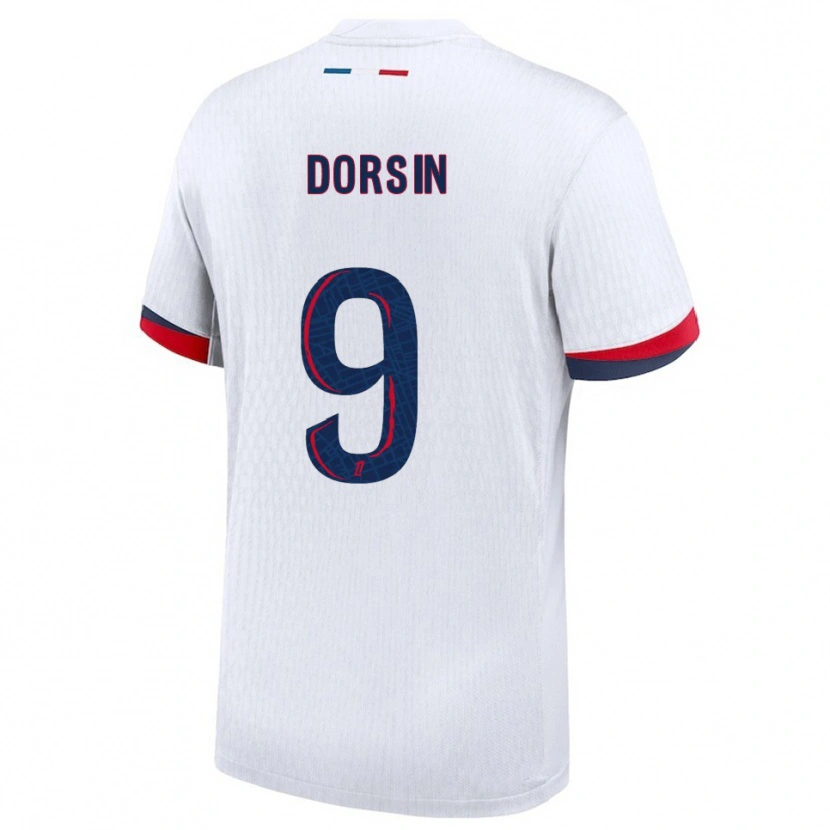 Danxen Kinder Frøya Dorsin #9 Weiß Rot Auswärtstrikot Trikot 2025/26 T-Shirt Österreich