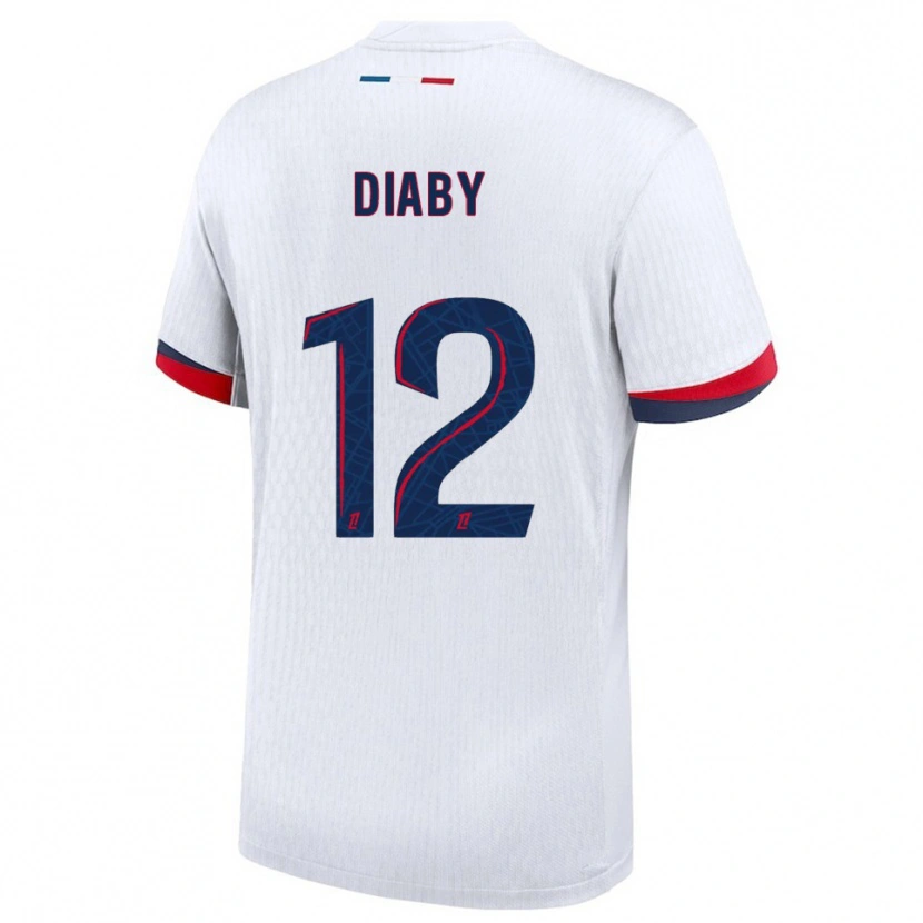 Danxen Kinder Ibrahima Diaby #12 Weiß Rot Auswärtstrikot Trikot 2025/26 T-Shirt Österreich