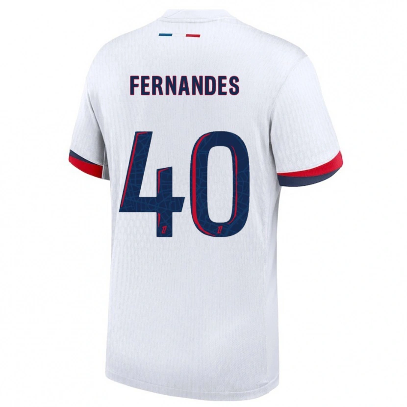 Danxen Kinder Alyssa Fernandes #40 Weiß Rot Auswärtstrikot Trikot 2025/26 T-Shirt Österreich