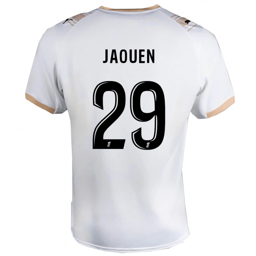 Danxen Kinder Ewen Jaouen #29 Weiß Schwarz Auswärtstrikot Trikot 2025/26 T-Shirt Österreich