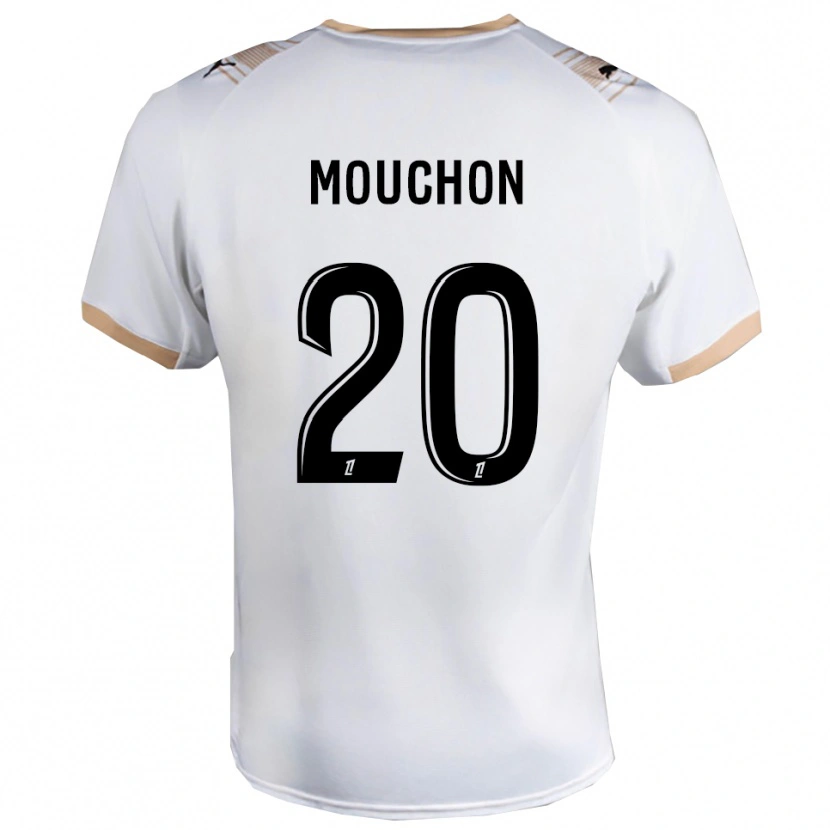 Danxen Kinder Noemie Mouchon #20 Weiß Schwarz Auswärtstrikot Trikot 2025/26 T-Shirt Österreich
