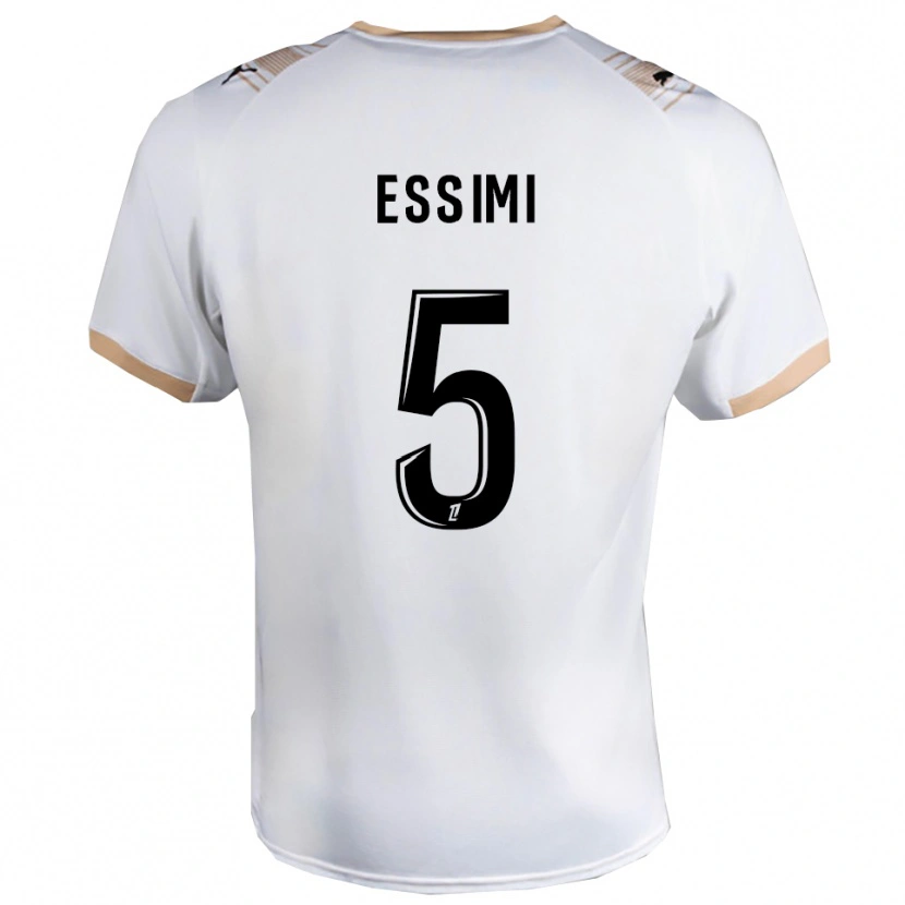 Danxen Kinder Marlène Essimi #5 Weiß Schwarz Auswärtstrikot Trikot 2025/26 T-Shirt Österreich