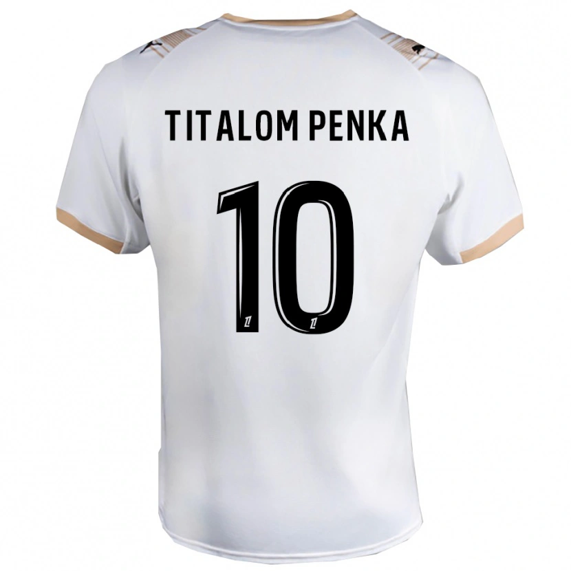 Danxen Kinder Mathéo Titalom Penka #10 Weiß Schwarz Auswärtstrikot Trikot 2025/26 T-Shirt Österreich
