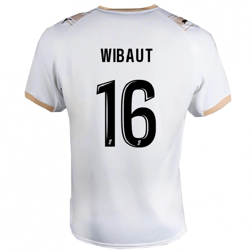Danxen Kinder Clara Wibaut #16 Weiß Schwarz Auswärtstrikot Trikot 2025/26 T-Shirt Österreich