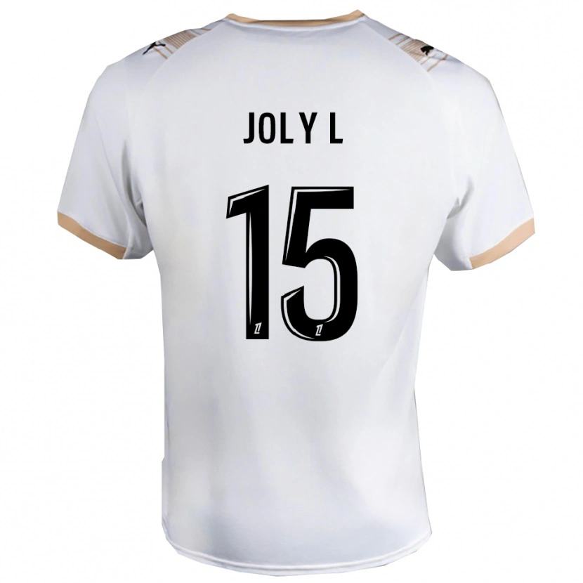 Danxen Kinder Lou Ann Joly #15 Weiß Schwarz Auswärtstrikot Trikot 2025/26 T-Shirt Österreich