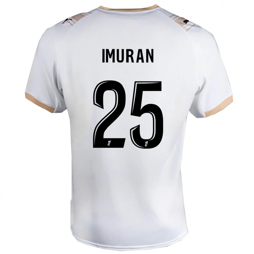 Danxen Kinder Rofiat Adenike Imuran #25 Weiß Schwarz Auswärtstrikot Trikot 2025/26 T-Shirt Österreich