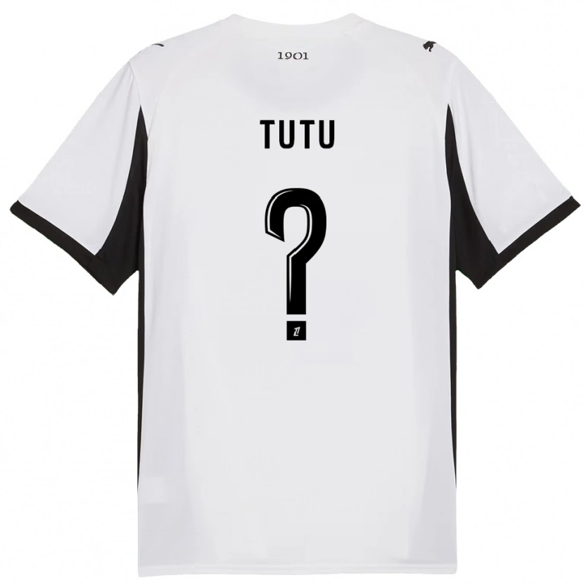 Danxen Kinder Gabriel Tutu #0 Weiß Schwarz Auswärtstrikot Trikot 2025/26 T-Shirt Österreich