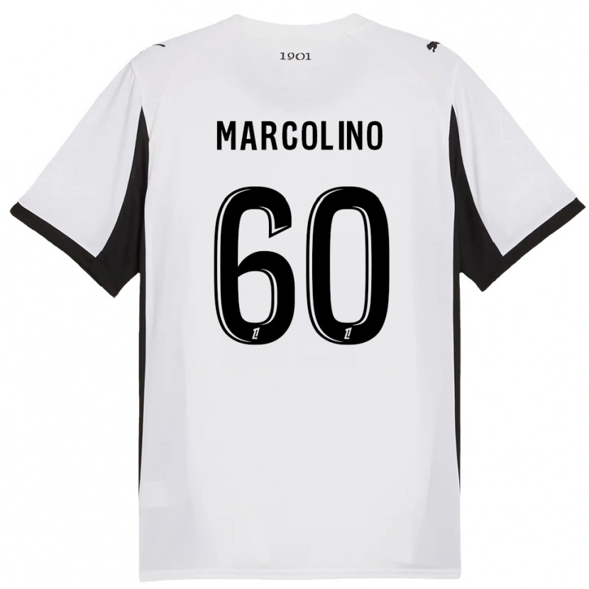 Danxen Kinder Henrick Do Marcolino #60 Weiß Schwarz Auswärtstrikot Trikot 2025/26 T-Shirt Österreich