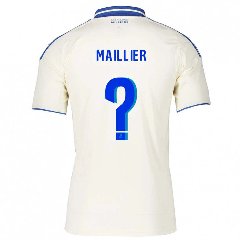 Danxen Kinder Pauline Maillier #0 Champagner Blau Auswärtstrikot Trikot 2025/26 T-Shirt Österreich