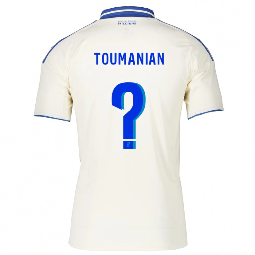Danxen Kinder Anthony Toumanian #0 Champagner Blau Auswärtstrikot Trikot 2025/26 T-Shirt Österreich